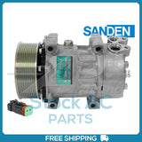 New Compressor for OE Sanden SD7H15  119mm 10 Groove Clutch 24V