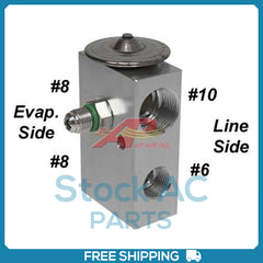 A/C Expansion Valve for 1/4" Mounting Holes OE# 9827056
