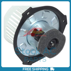 New A/C Blower Motor 12 Volts Single Speed 2 wire Shaft With Wheel 5/16