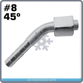 New Beadlock A/C Female O Ring Fitting 45 Degree 8 Nut 8 House - CM315074