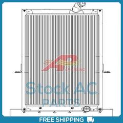 New Radiator for with Oil CoolerMack Aluminum OE# 3MF5598M