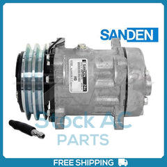 New Compressor for OE Sanden SD7H15 FLX7  135mm 2 Groove Clutch 24V