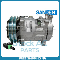 New Compressor for OE Sanden  132mm 2 Groove Clutch 12V