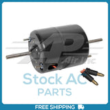 New A/C Blower Motor 12 Volts 2 Speed 2 Wire Motor With Shafts 5/16