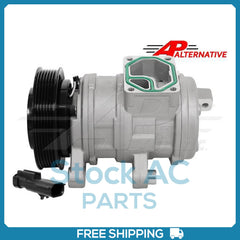 New Compressor for Alternate Denso 10PA17E  130mm 6 Groove Clutch 12V