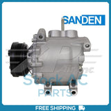 New Compressor for OE Sanden TRSA12  106mm 4 Groove Clutch 12V