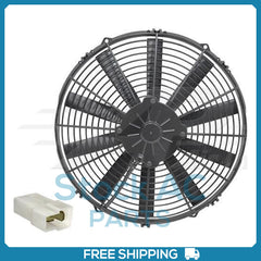A/C Condenser Fan for 14" Assembly Pusher Straight Blade Medium Profile 24 Volt