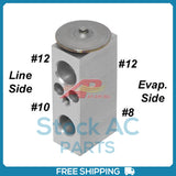 A/C Expansion Valve for Chrysler/Dodge Minivan, Front
