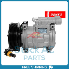 New Compressor for OE Denso 10PA17C  146mm 8 Groove Clutch & Manifold 24V
