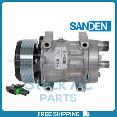 New Compressor for OE Sanden SD7H15E  119mm 8 Groove Clutch 12V OE#87037134
