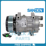 New Compressor for OE Sanden SD7H15E  119mm 8 Groove Clutch 12V OE#87037134