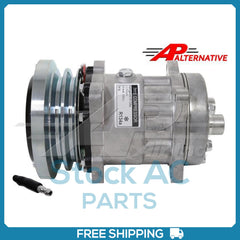New Compressor for Alternative SD7H15  132mm 2 Groove Clutch 12V OE#V88340