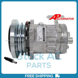 New Compressor for Alternative SD7H15  132mm 2 Groove Clutch 12V OE#V88340