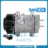 New Compressor for OE Sanden SPRHD  130mm 8 Groove SHD Clutch 12V