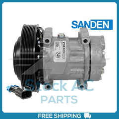 New Compressor for OE Sanden SD7H15SPRHD  149mm 8 Groove Clutch 24V