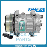 New Compressor for OE Sanden SD7H15  119mm 4 Groove Clutch 12V