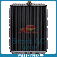 New Radiator for with Oil CoolerBluebird Bus Copper/Brass