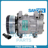 New Compressor for OE Sanden SD7H15  112mm 4 Groove Clutch 12V OE#84290377