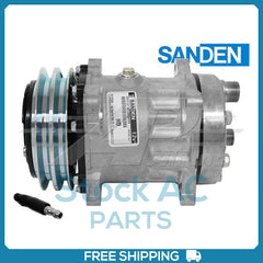 New Compressor for OE Sanden SD7H15  132mm 2 Groove Clutch 12V OE#657403