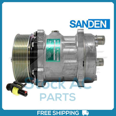 New Compressor for OE Sanden SD7H13  119mm 8 Groove Clutch 12V OE#ER368212
