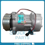 New Compressor for OE Sanden SD7H15  112mm 6 Groove Clutch 24V