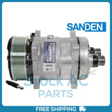 New Compressor for OE Sanden SD5L14S  123mm 8 Groove Clutch 12V  R404a Freon