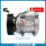 New Compressor for OE Denso 10PA15C  145mm 8 Groove Clutch 24V