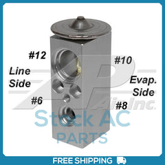 A/C Expansion Valve for R12 and R134a Compatible OE# AL160578