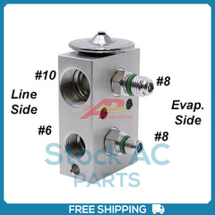 A/C Expansion Valve for With Dual Schrader Ports  Metric OE# EA1460