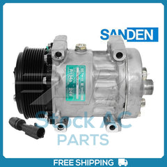 New Compressor for OE Sanden SD7H15  119mm 8 Groove HD Clutch 24V