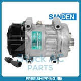 New Compressor for OE Sanden SD7H15  119mm 8 Groove HD Clutch 24V