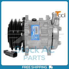 New Compressor for TCCI SD5H11  125mm 2 Groove Clutch 12V
