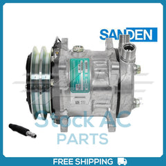 New Compressor for OE Sanden SD5H09  125mm 2 Groove Clutch 12V OE#TCU18904