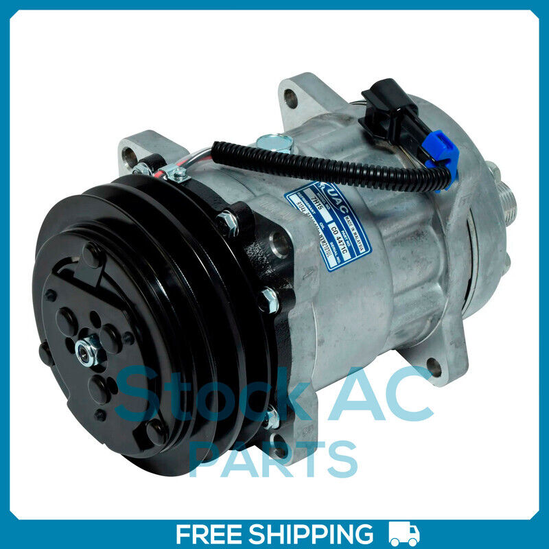 New A/C Compressor for SD7H15 4251-4500/4501-4750 - 2 Groove