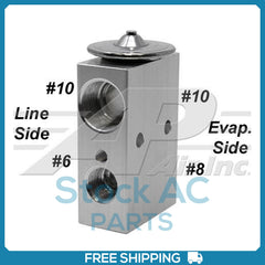 A/C Expansion Valve 1/4" Mounting Holes  1" Apart Center to Center, R12 and