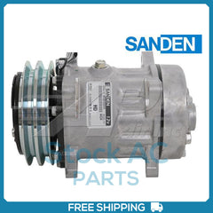 New Compressor for OE Sanden SD7H15 FLX7  132mm 2 Groove Clutch 12V