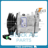 New Compressor for OE TCCI SD5H11  140mm 4 Groove Clutch 12V OE#47741862