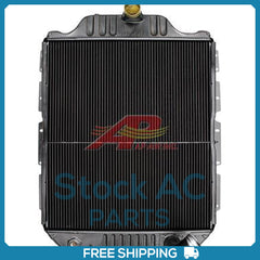 New Radiator for with Oil CoolerBlue Bird Bus Copper/Brass