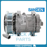 New Compressor for OE Sanden SD7H15  133mm 6 Groove Clutch 12V