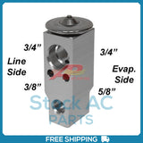 A/C Expansion Valve for Block Type, Honda  Front