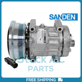 New Compressor for OE Sanden SD7H15  128mm 4 Groove Clutch 12V