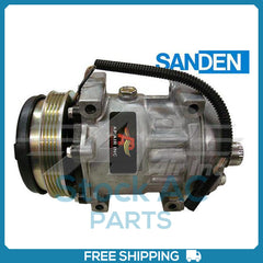 New Compressor for OE Sanden SD7H15  120mm 4 Groove Clutch 24V
