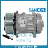 New Compressor for OE Sanden SD7H15 FLX7  125mm 10 Groove Clutch 24V