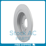 New Rear Coated Solid Disc Brake Rotor Fits Chevrolet, Buick, Saab