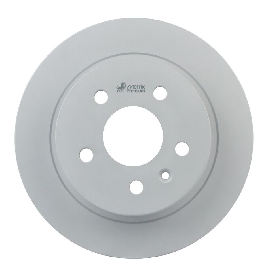 New Rear Coated Solid Disc Brake Rotor Fits Chevrolet, Buick, Saab