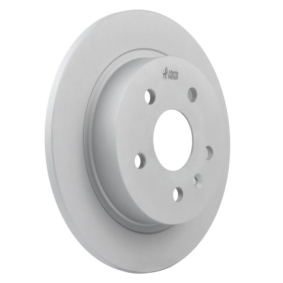 New Rear Coated Solid Disc Brake Rotor Fits Chevrolet, Buick, Saab