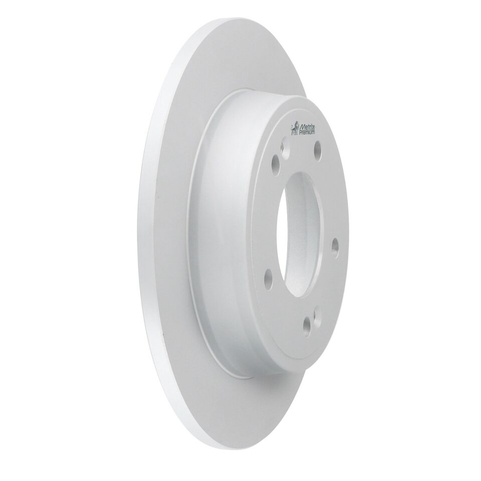 New Rear Coated Solid Disc Brake Rotor Fits Hyundai Elantra, Kia Rio