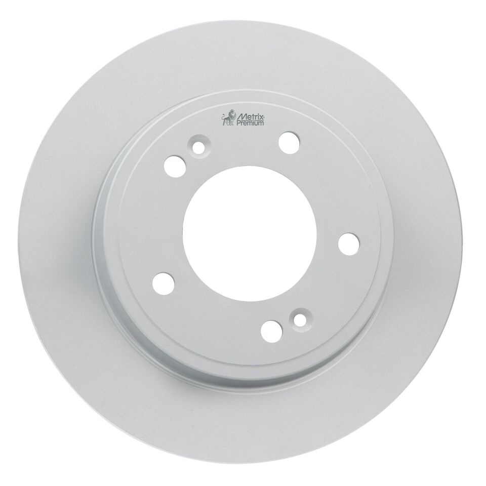 New Rear Coated Solid Disc Brake Rotor Fits Hyundai Elantra, Kia Rio