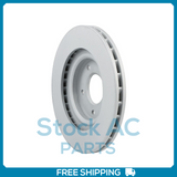 New Front Coated Vented Disc Brake Rotor Fits Jeep Compass, Patriot