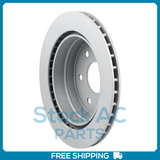 New Rear Coated Vented Disc Brake Rotor Fits Chevrolet, Cadillac, GMC